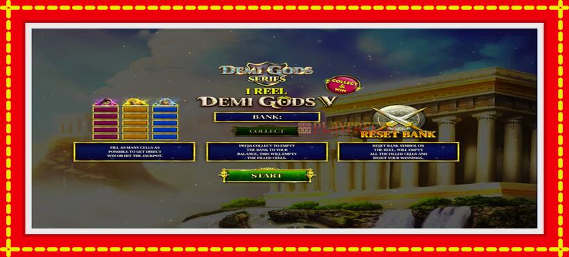 Slot machine 1 Reel - Demi Gods V with access to free game online, picture 1