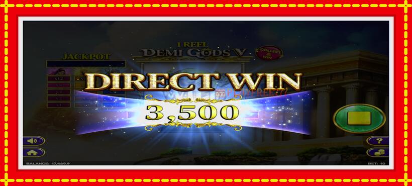 Slot machine 1 Reel - Demi Gods V with access to free game online, picture 4