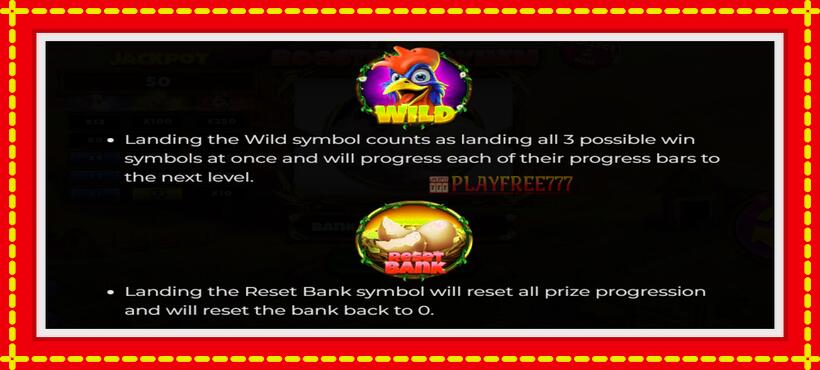 Slot machine 1 Reel Rooster Mayhem with access to free game online, picture 5