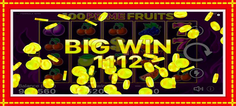 Slot machine 100 Prime Fruits with access to free game online, picture 5