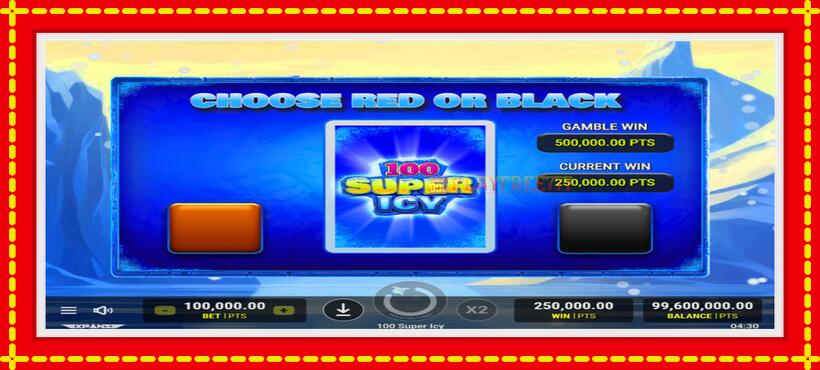 Slot machine 100 Super Icy with access to free game online, picture 3