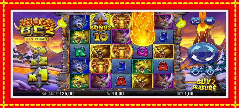 Slot machine 10000 BC DoubleMax 2 with access to free game online, picture 5