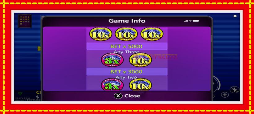 Slot machine 10X Diamond 7 with access to free game online, picture 6