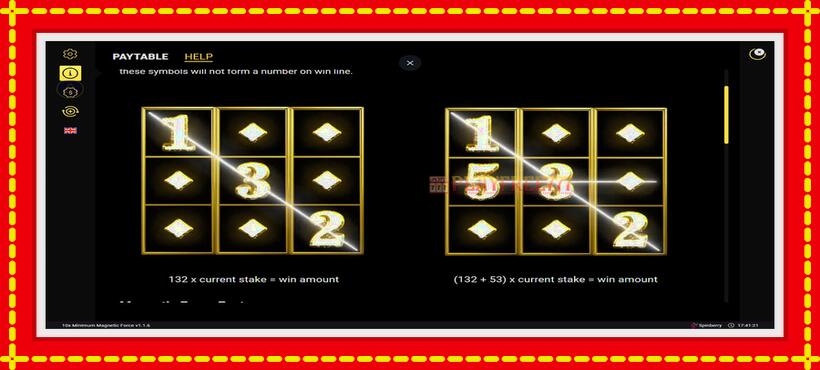 Slot machine 10x Minimum Magnetic Force with access to free game online, picture 6