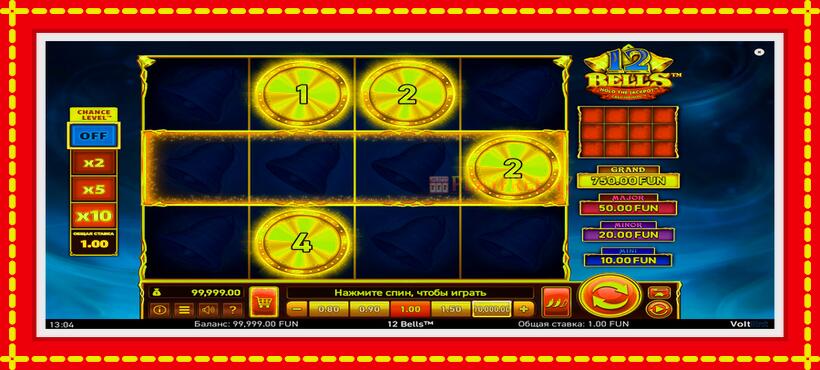 Slot machine 12 Bells with access to free game online, picture 2