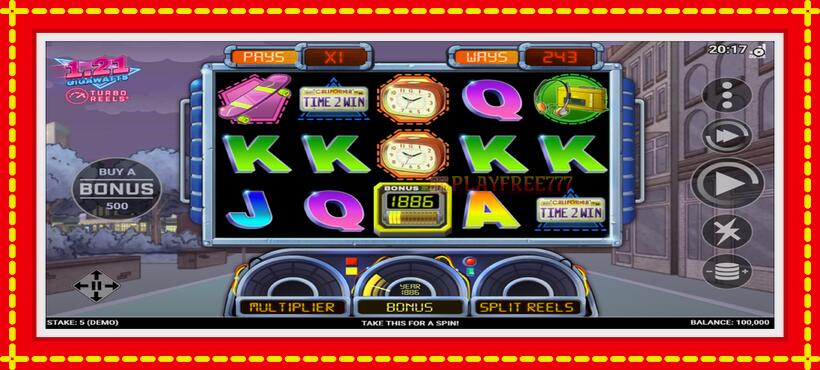 Slot machine 1.21 Gigawatts with access to free game online, picture 2