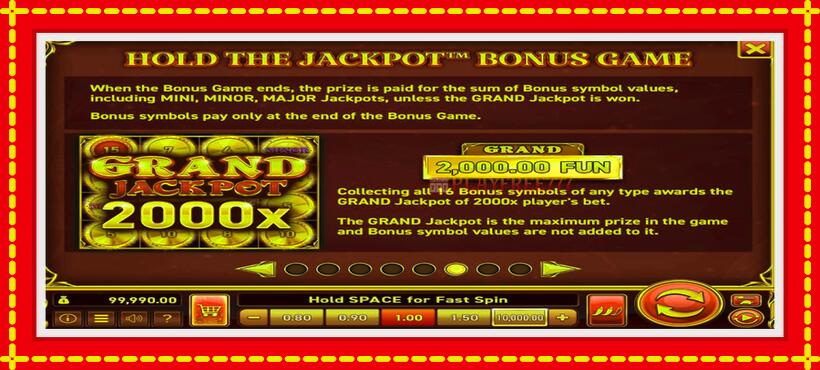 Slot machine 16 Coins Grand Gold Edition Halloween Jackpots with access to free game online, picture 5