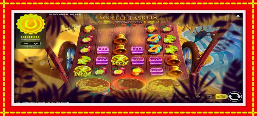 Slot machine 3 Golden Baskets: Treasure Tides with access to free game online, picture 4