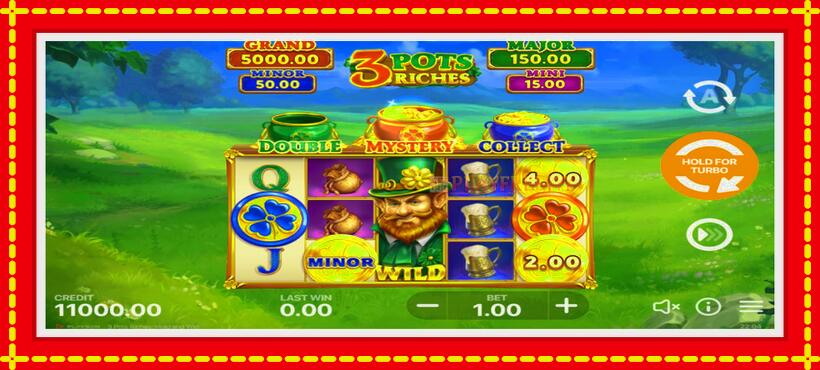 Slot machine 3 Pots Riches: Hold and Win with access to free game online, picture 2