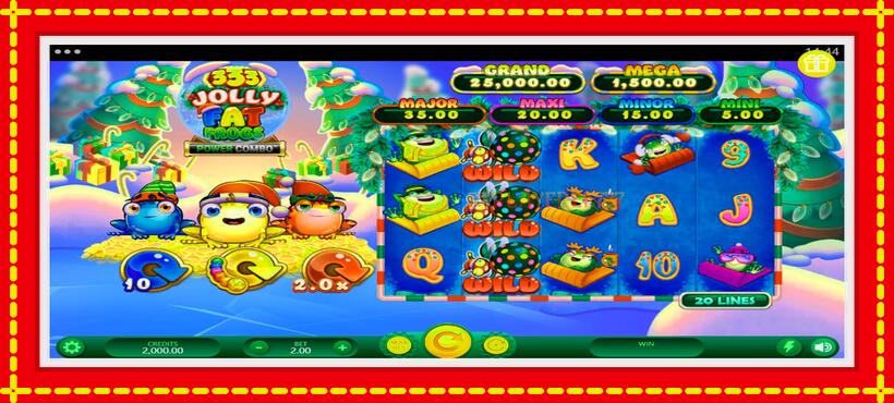 Slot machine 333 Jolly Fat Frogs Power Combo with access to free game online, picture 1