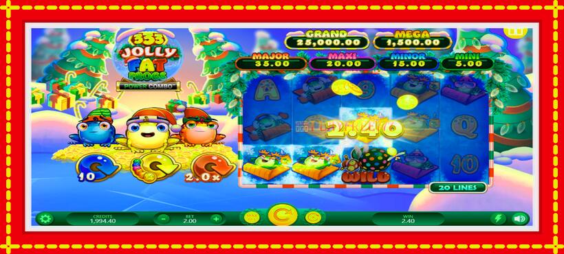 Slot machine 333 Jolly Fat Frogs Power Combo with access to free game online, picture 3