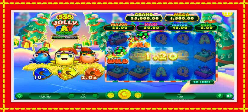 Slot machine 333 Jolly Fat Frogs Power Combo with access to free game online, picture 4