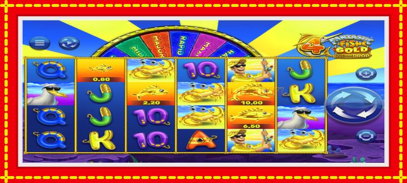 Slot machine 4 Fantastic Fish Gold Dream Drop with access to free game online, picture 4