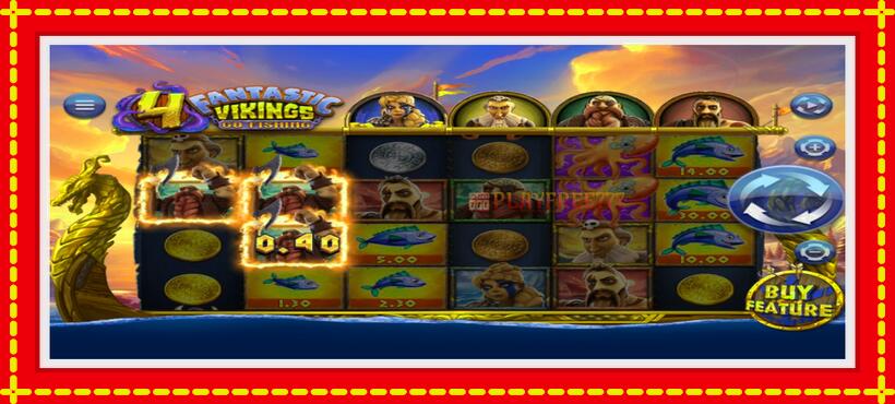 Slot machine 4 Fantastic Vikings Go Fishing with access to free game online, picture 3