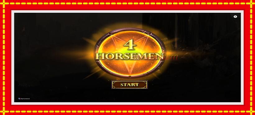 Slot machine 4 Horsemen with access to free game online, picture 1