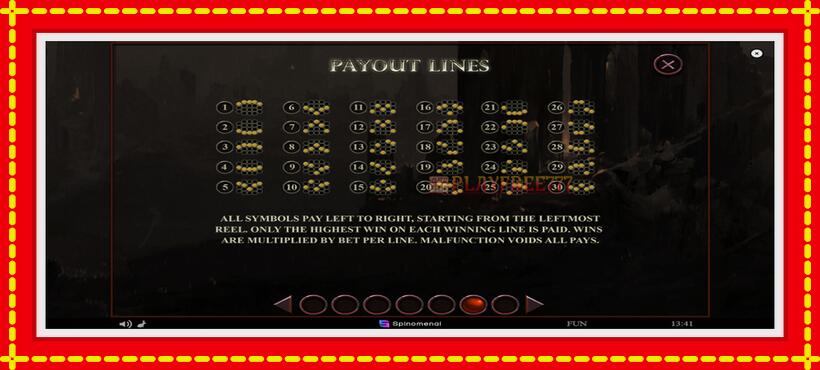 Slot machine 4 Horsemen with access to free game online, picture 7