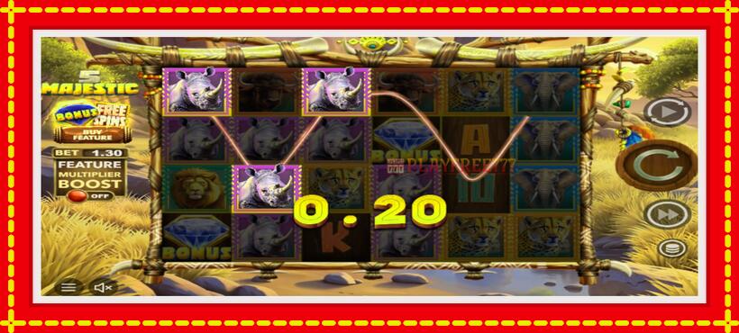 Slot machine 5 Majestic with access to free game online, picture 2