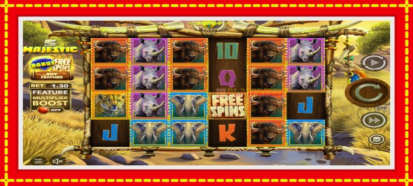 Slot machine 5 Majestic with access to free game online, picture 3