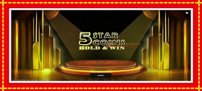 Slot machine 5 Star Coins: Hold & Win with access to free game online, picture 1