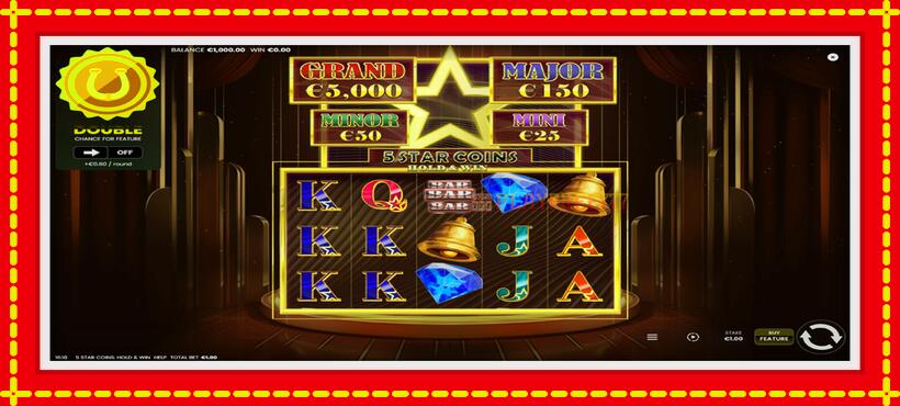 Slot machine 5 Star Coins: Hold & Win with access to free game online, picture 2