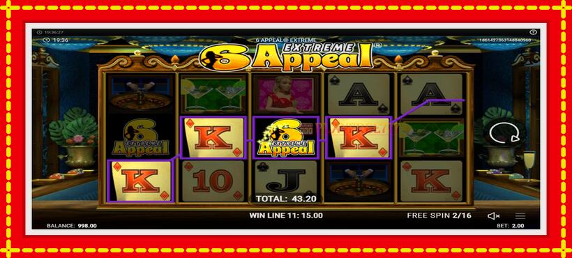 Slot machine 6 Appeal Extreme with access to free game online, picture 4