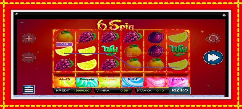 Slot machine 6 Spin with access to free game online, picture 3