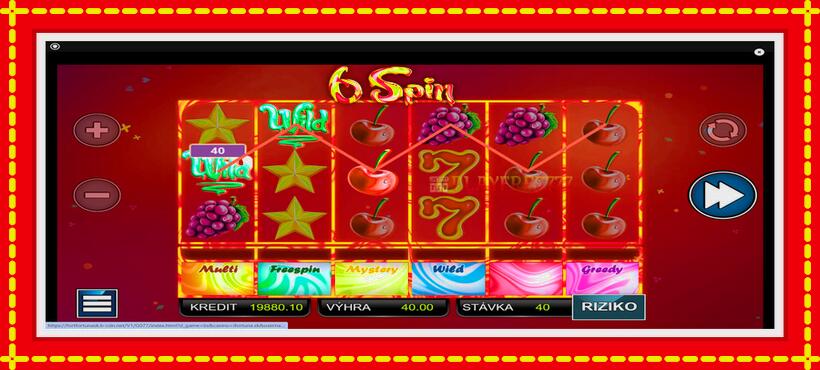 Slot machine 6 Spin with access to free game online, picture 4