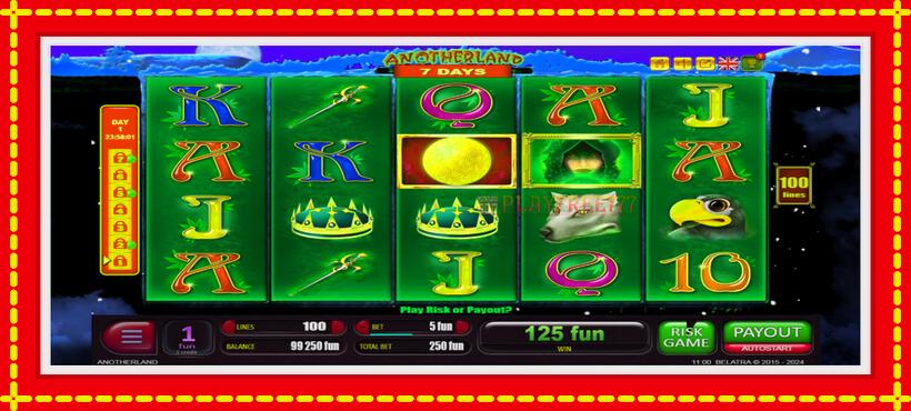 Slot machine 7 Days Anotherland with access to free game online, picture 3