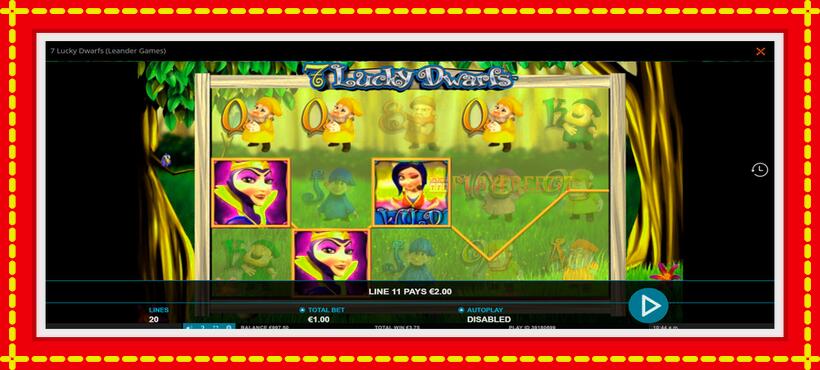 Slot machine 7 Lucky Dwarfs with access to free game online, picture 5