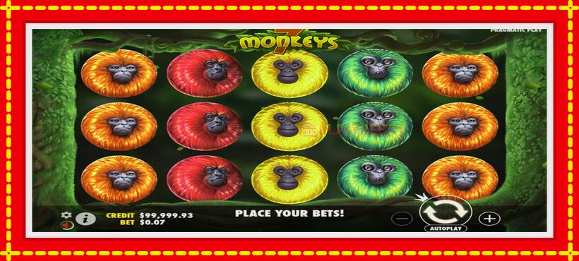 Slot machine 7 monkeys with access to free game online, picture 2