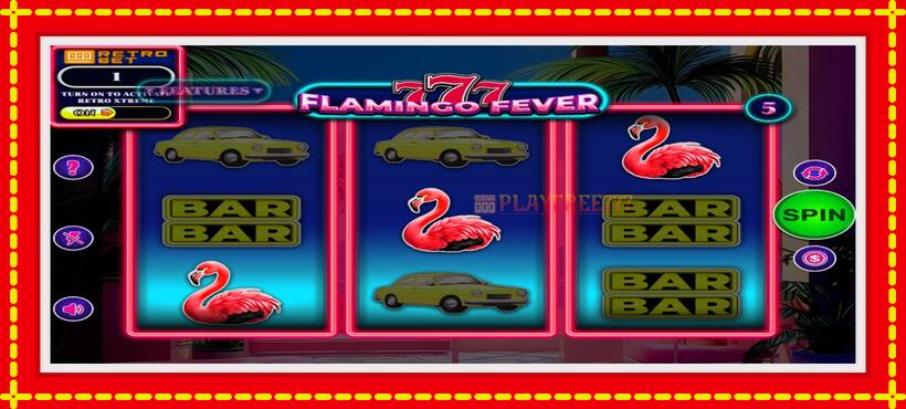 Slot machine 777 - Flamingo Fever with access to free game online, picture 3