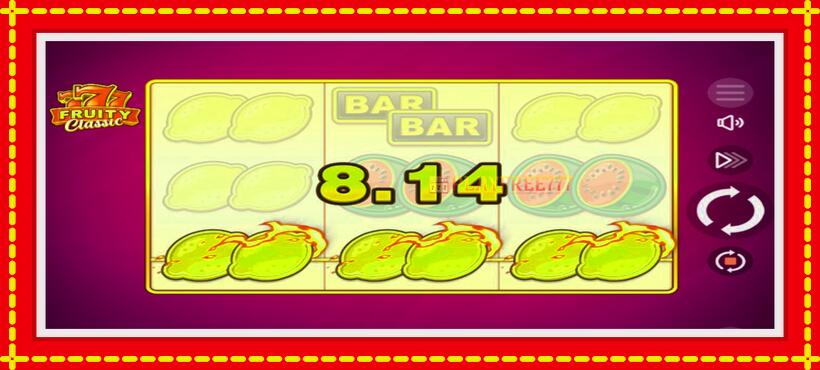 Slot machine 777 Fruity Classic with access to free game online, picture 4