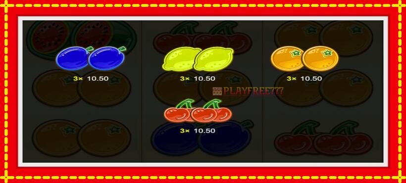 Slot machine 777 Fruity Classic with access to free game online, picture 6