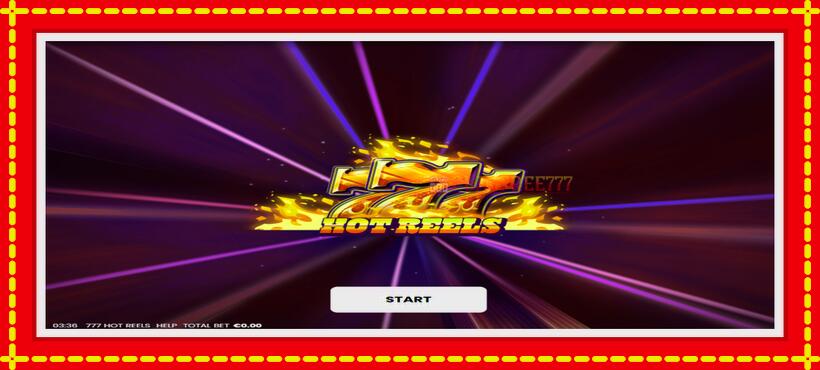 Slot machine 777 Hot Reels with access to free game online, picture 1