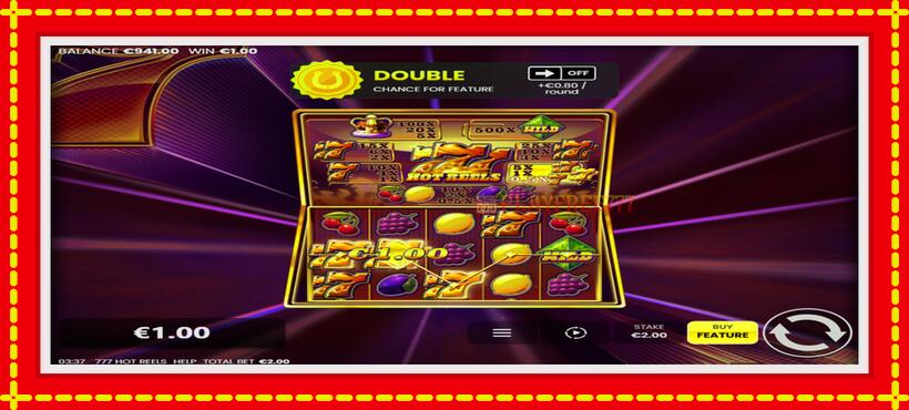 Slot machine 777 Hot Reels with access to free game online, picture 3