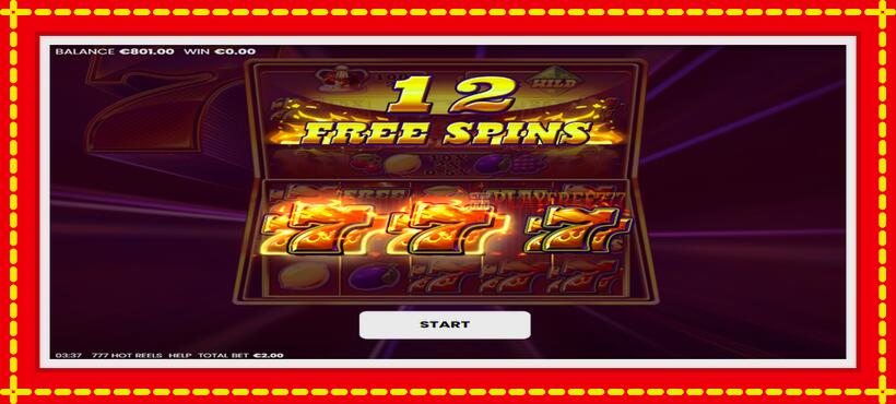 Slot machine 777 Hot Reels with access to free game online, picture 4