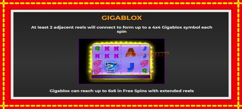 Slot machine 777 Volt GigaBlox with access to free game online, picture 5