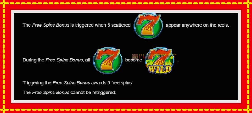 Slot machine 7s Wild Gold with access to free game online, picture 6