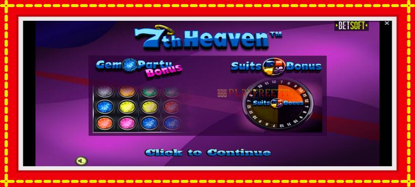 Slot machine 7th Heaven with access to free game online, picture 1