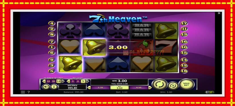 Slot machine 7th Heaven with access to free game online, picture 3