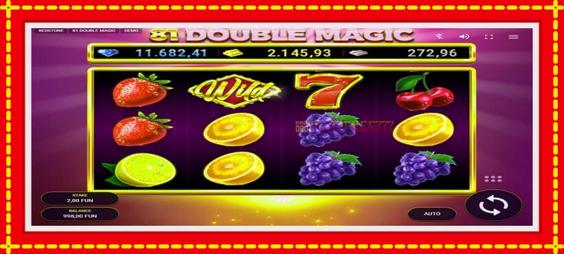 Slot machine 81 Double Magic with access to free game online, picture 2