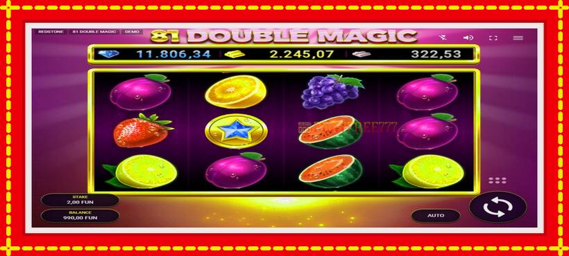 Slot machine 81 Double Magic with access to free game online, picture 3