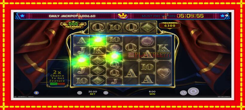 Slot machine 888 Megaways with access to free game online, picture 3