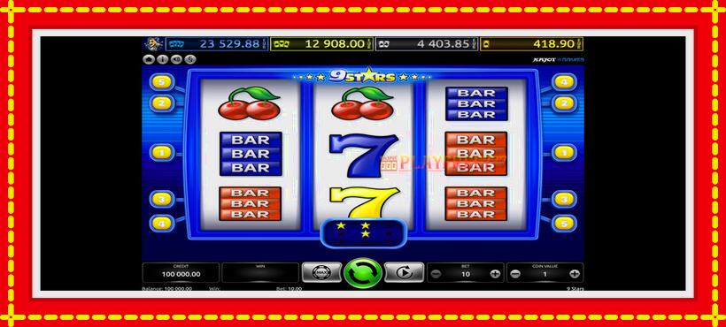 Slot machine 9 Stars with access to free game online, picture 1