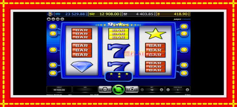 Slot machine 9 Stars with access to free game online, picture 2