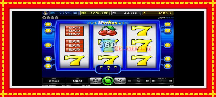 Slot machine 9 Stars with access to free game online, picture 3