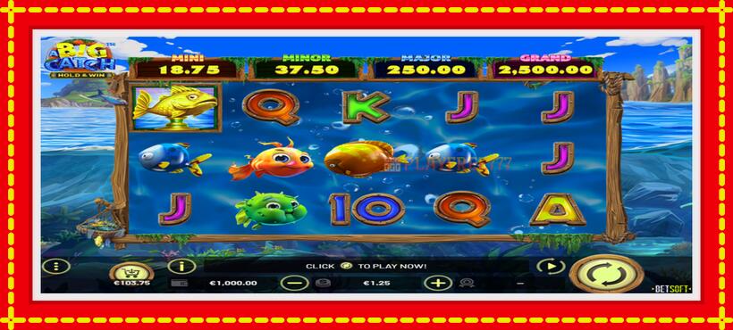 Slot machine A Big Catch with access to free game online, picture 1