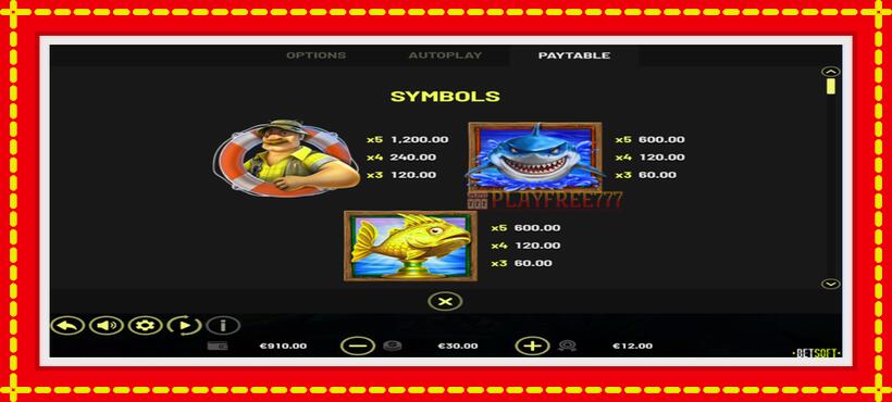 Slot machine A Big Catch with access to free game online, picture 4