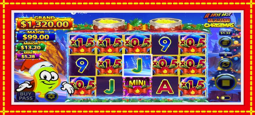 Slot machine A Hot Hot Blazing Christmas with access to free game online, picture 3