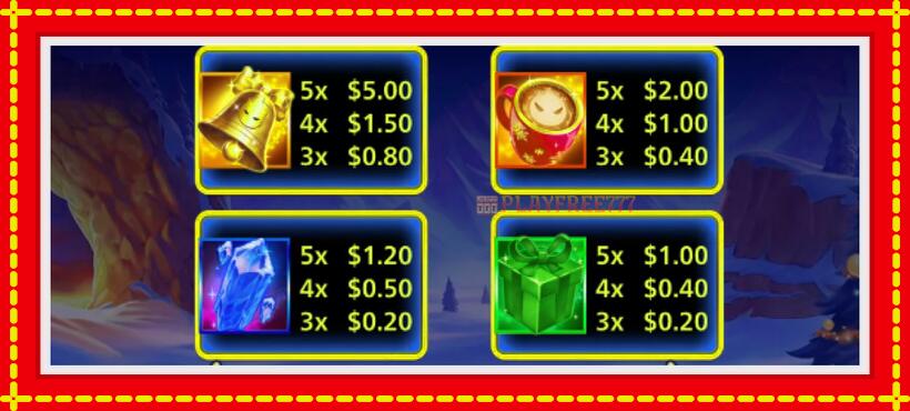 Slot machine A Hot Hot Blazing Christmas with access to free game online, picture 5